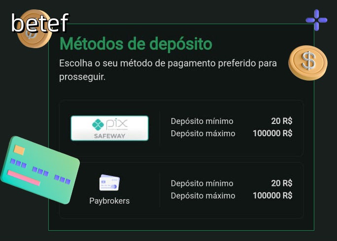 O cassino betef.combet oferece uma grande variedade de métodos de pagamento